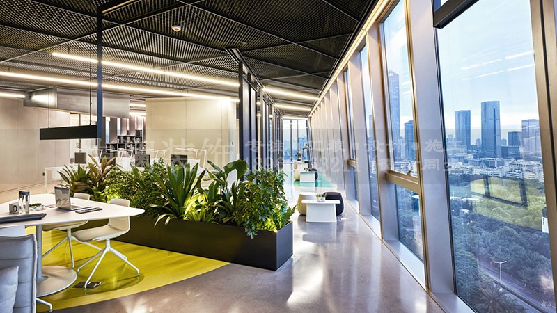 鋼結(jié)構(gòu)大型辦公室裝修設(shè)計(jì)風(fēng)格案